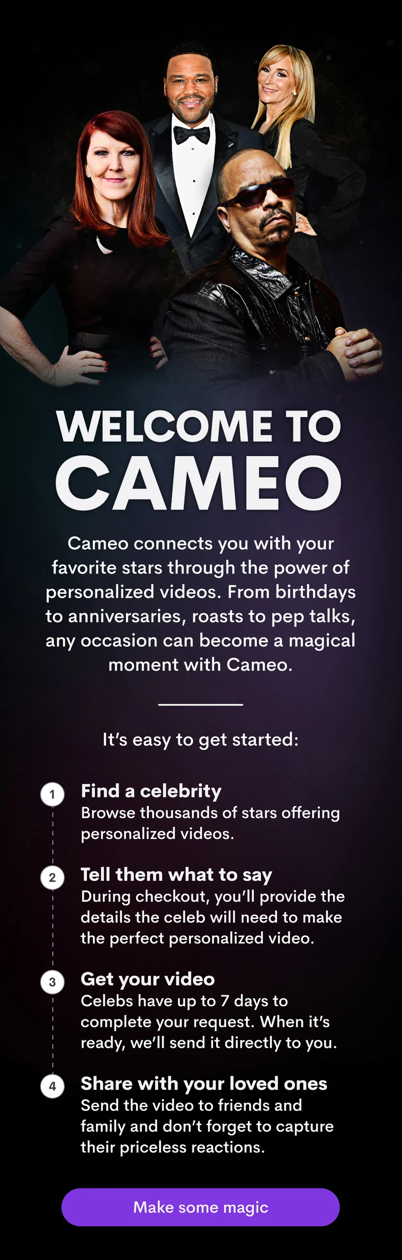 Welcome to Cameo