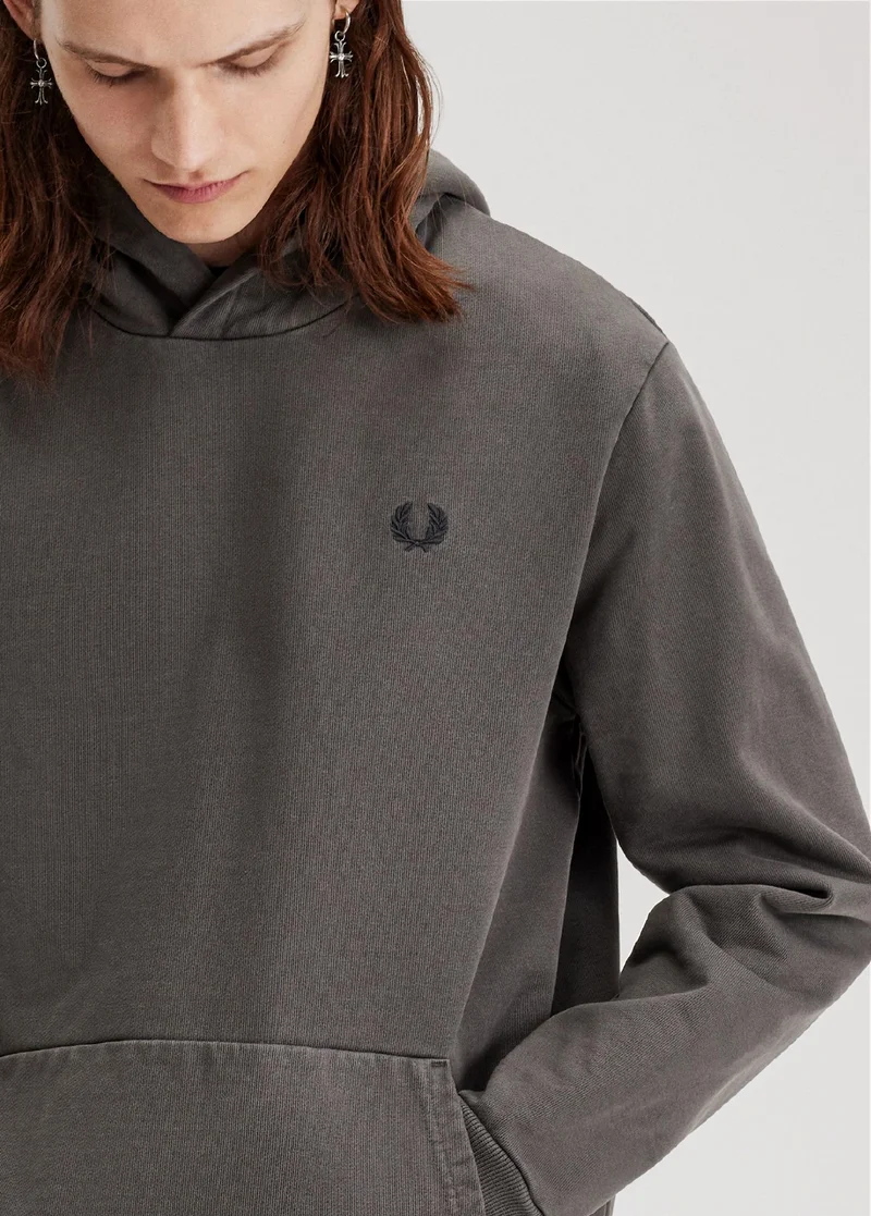Hooded Sweatshirt in Field Green