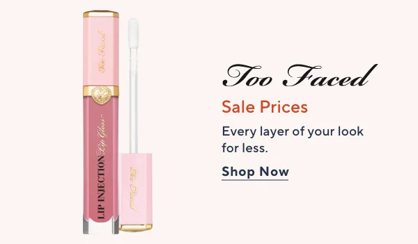 too faced sale