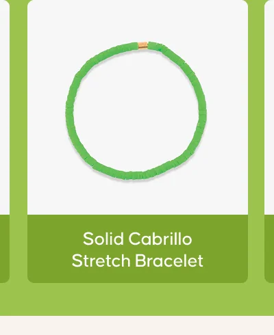 Solid Cabrillo Stretch Bracelet