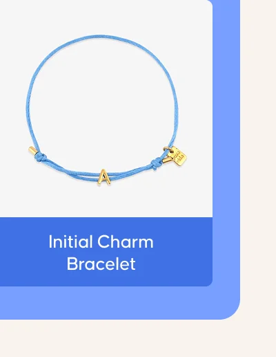 Initial Charm Bracelet