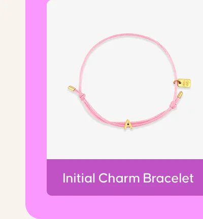 Initial Charm Bracelet