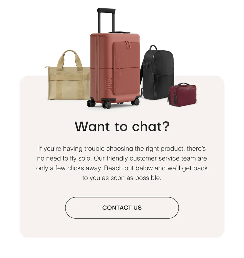Want to chat? Contact Us