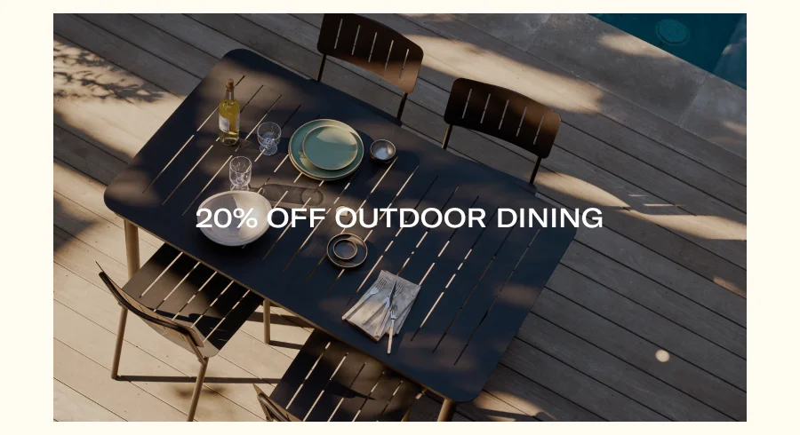 20% Off Outdoor Dining