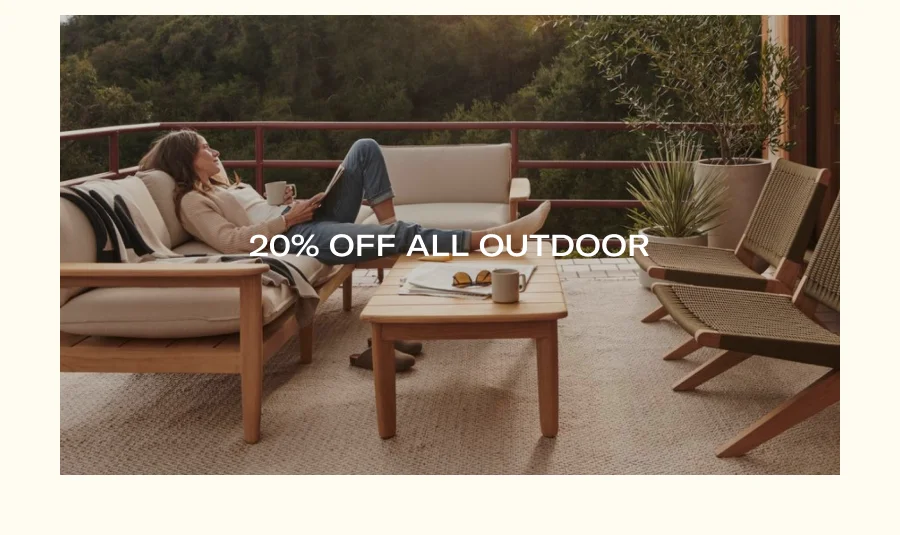 20% Off All Outdoor