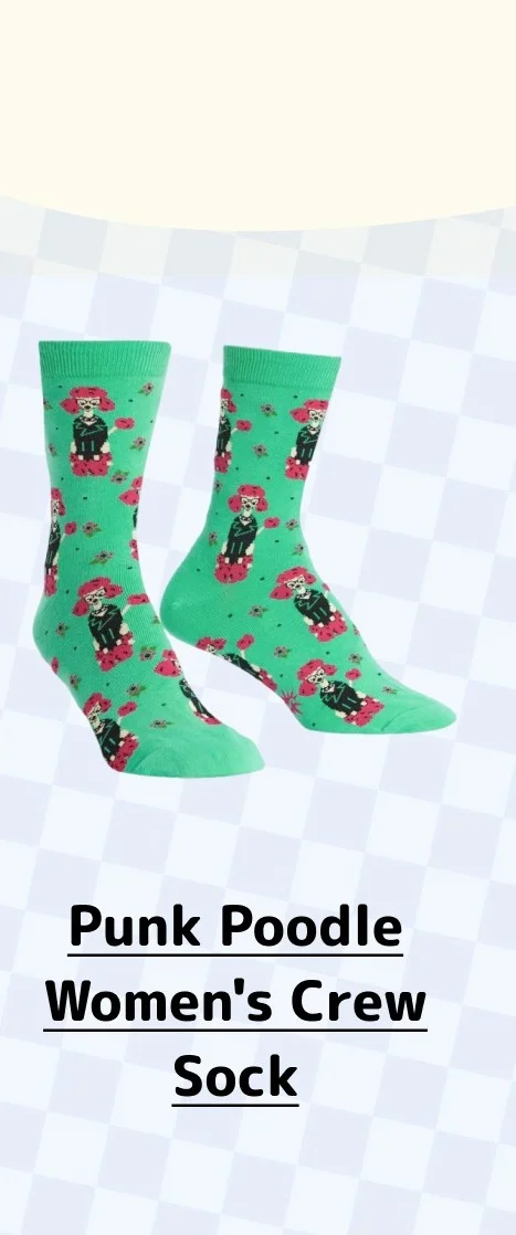 Punk Poodle Women's Crew Sock