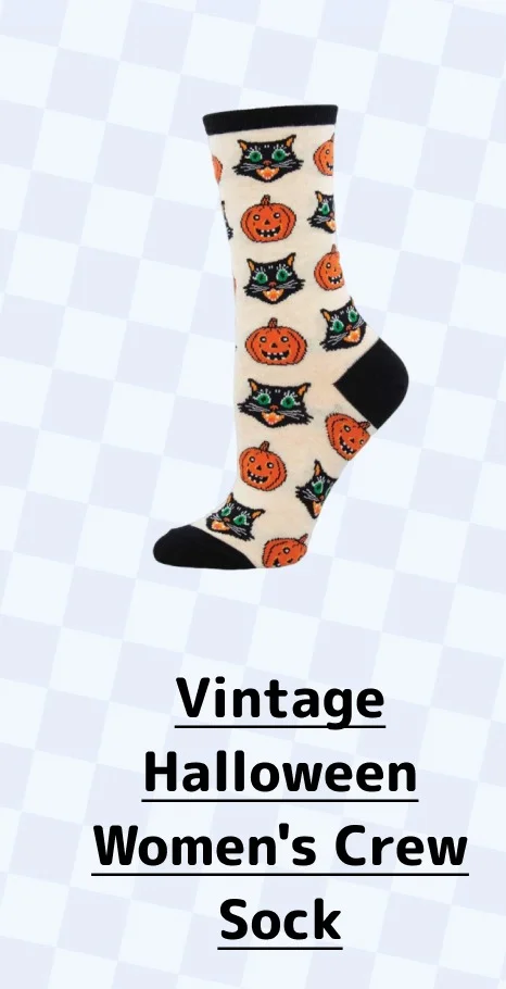 Vintage Halloween Women's Crew Sock