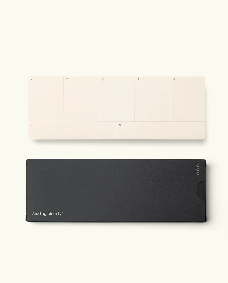 Image of Analog Weekly Cards