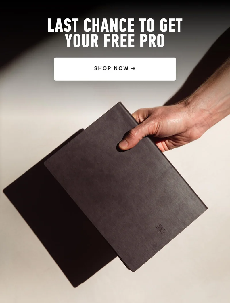 Last Chance To Get Your Free Pro