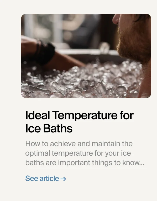 Ideal Temperature for Ice Baths Blog
