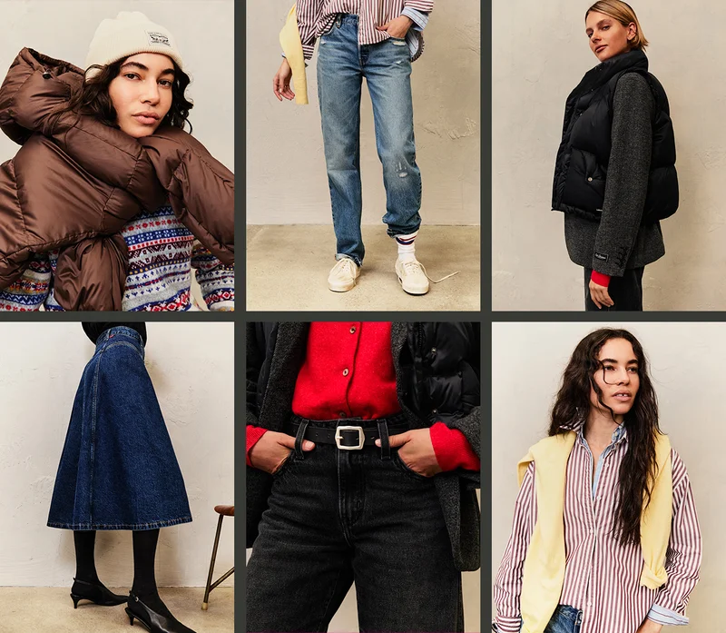 Product grid of new fall arrivals