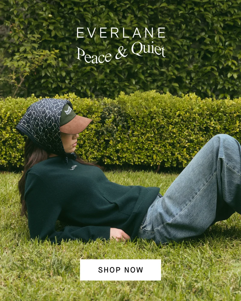 Image | Everlane x Peace & Quiet | Shop Now