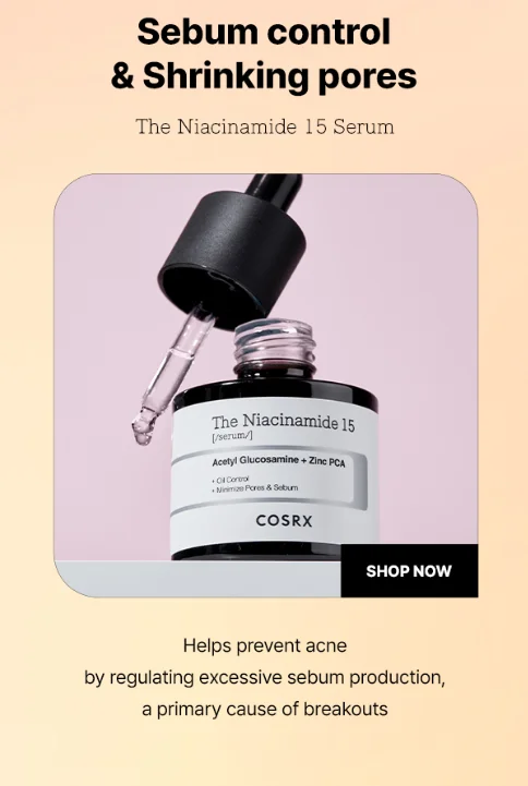 sebum control & shrinking pores