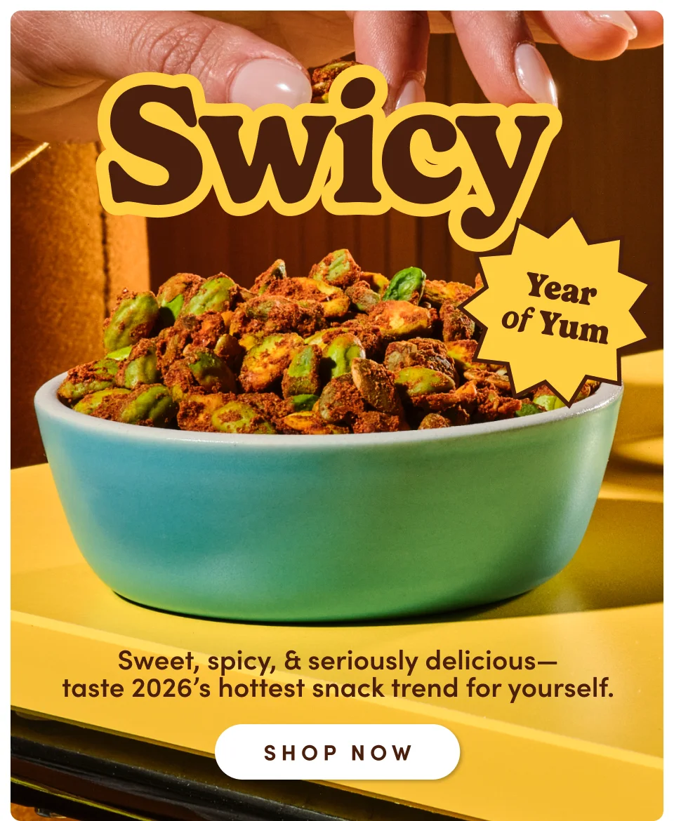 Swicy! Year of yum | Sweet, spicy & seriously delicious - tastes 2026's hottest snack trend for yourself; Shop now