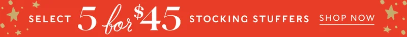 5 for $45 Stocking Stuffers