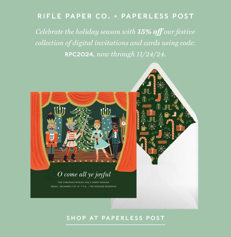 Rifle Paper Co. x Paperless Post