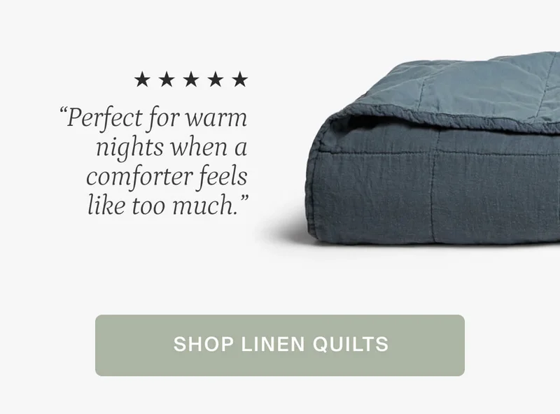 Shop linen quilts