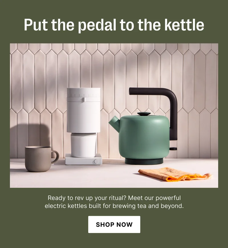 Put the pedal to the kettle - meet our powerful electric kettles for tea and beyond!