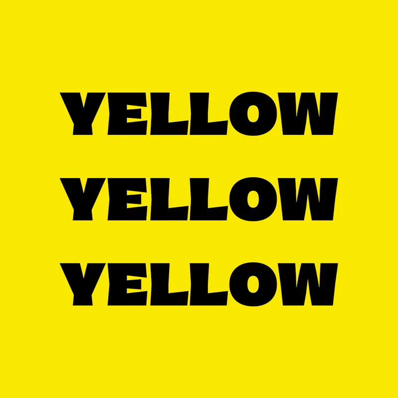 Yellow