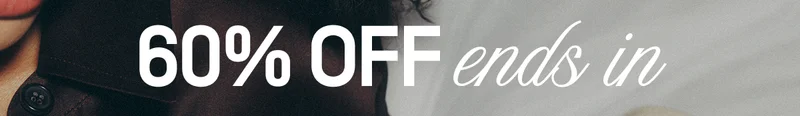 60% off ends in