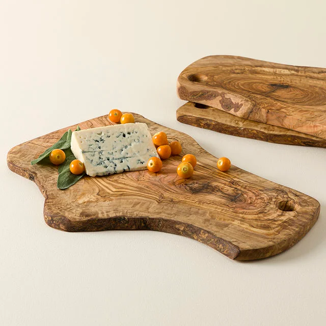 One-of-a-Kind Italian Olivewood Serving Board