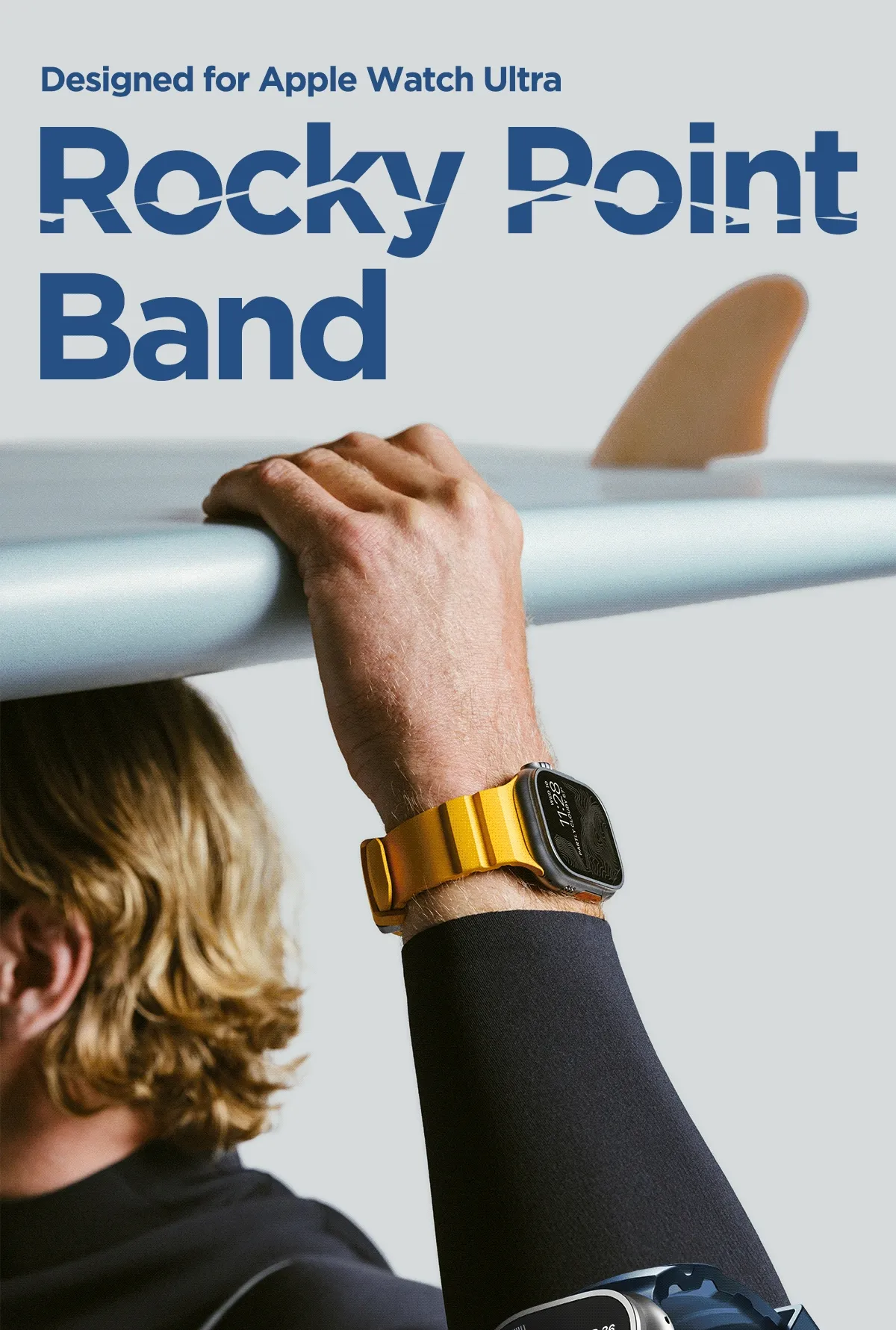 Rocky Point Band. Designed for Apple Watch Ultra. Perfect for biking, surfing, running, and more.