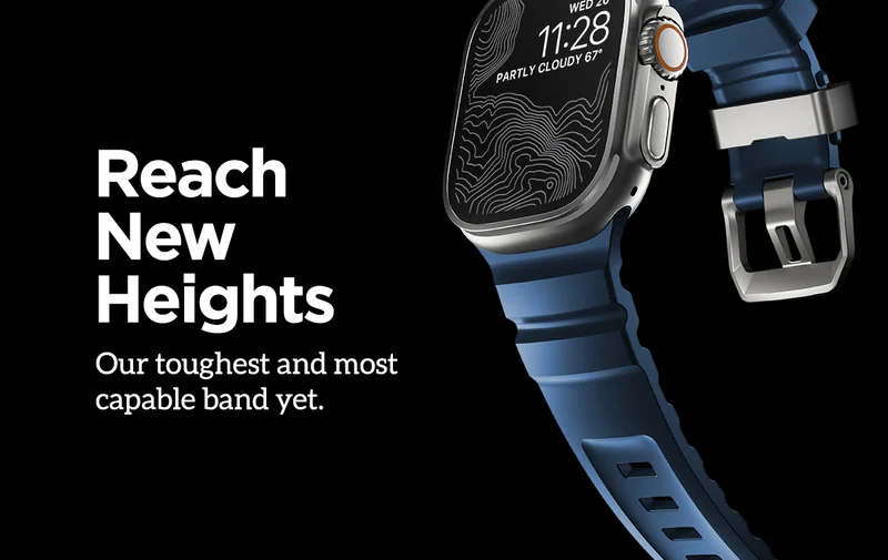 Reach New Heights. Our toughest and most capable band yet. Rocky Point Band in Atlantic Blue.