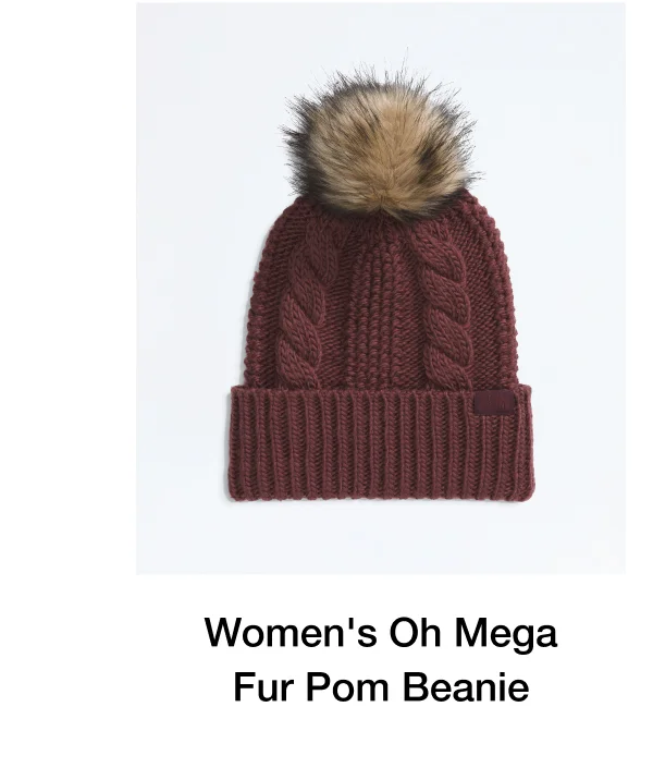 Women’s Oh Mega Fur Pom Beanie