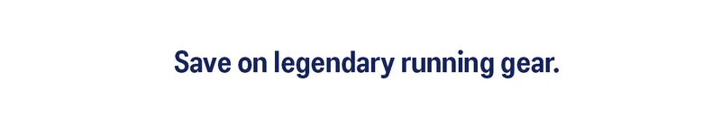 Save on legendary running gear: