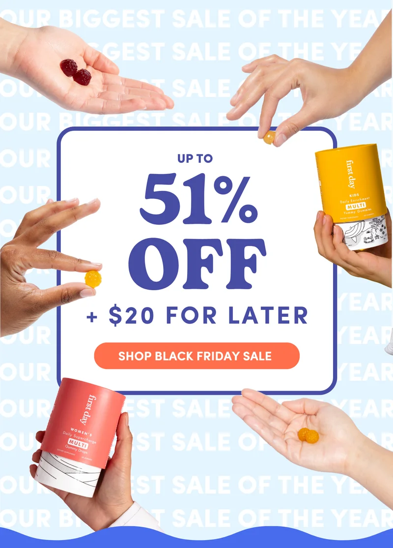 Up to 51% off + $20 for later. Shop our Black Friday sale!