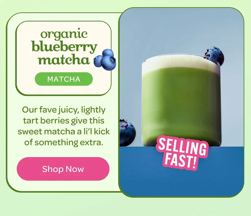 Organic Blueberry Matcha
