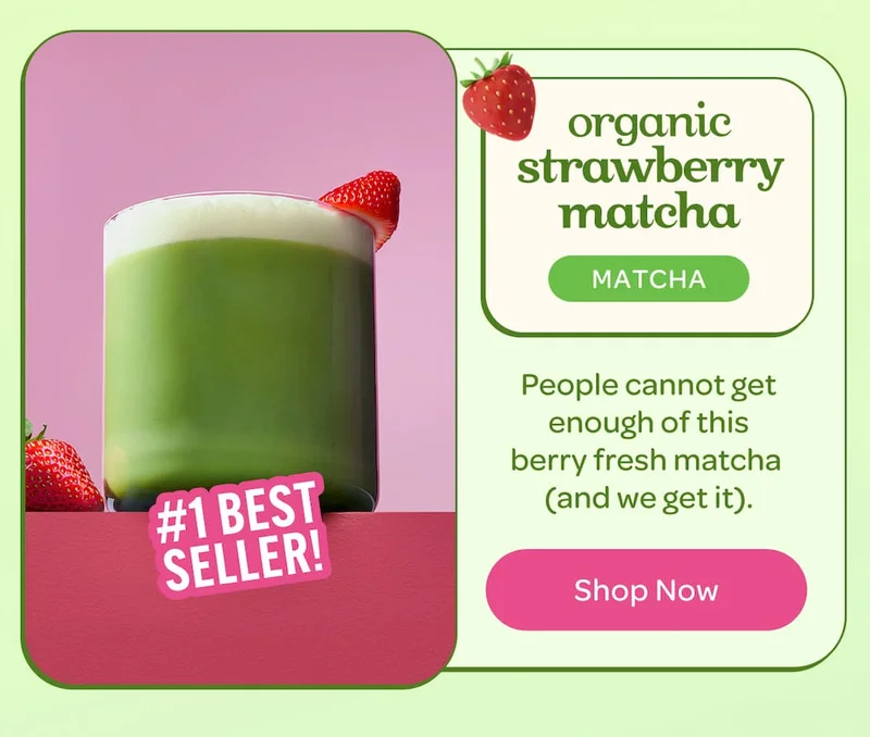 strawberry matcha