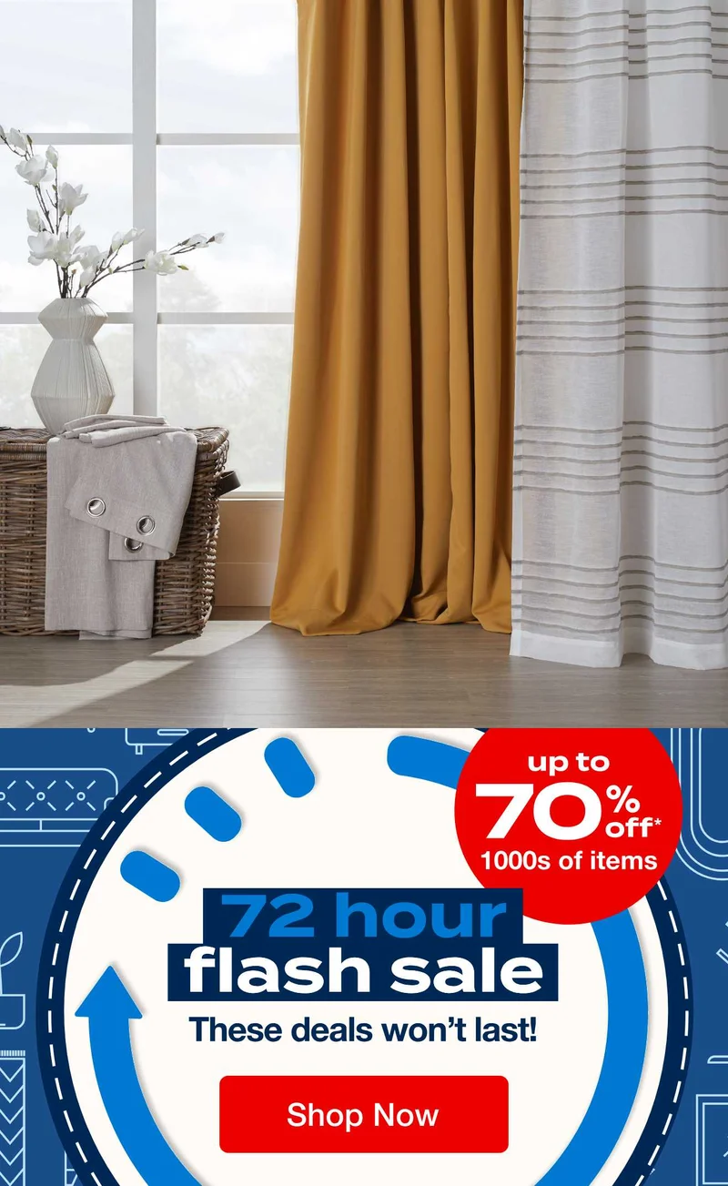 70% off 1000s of item*