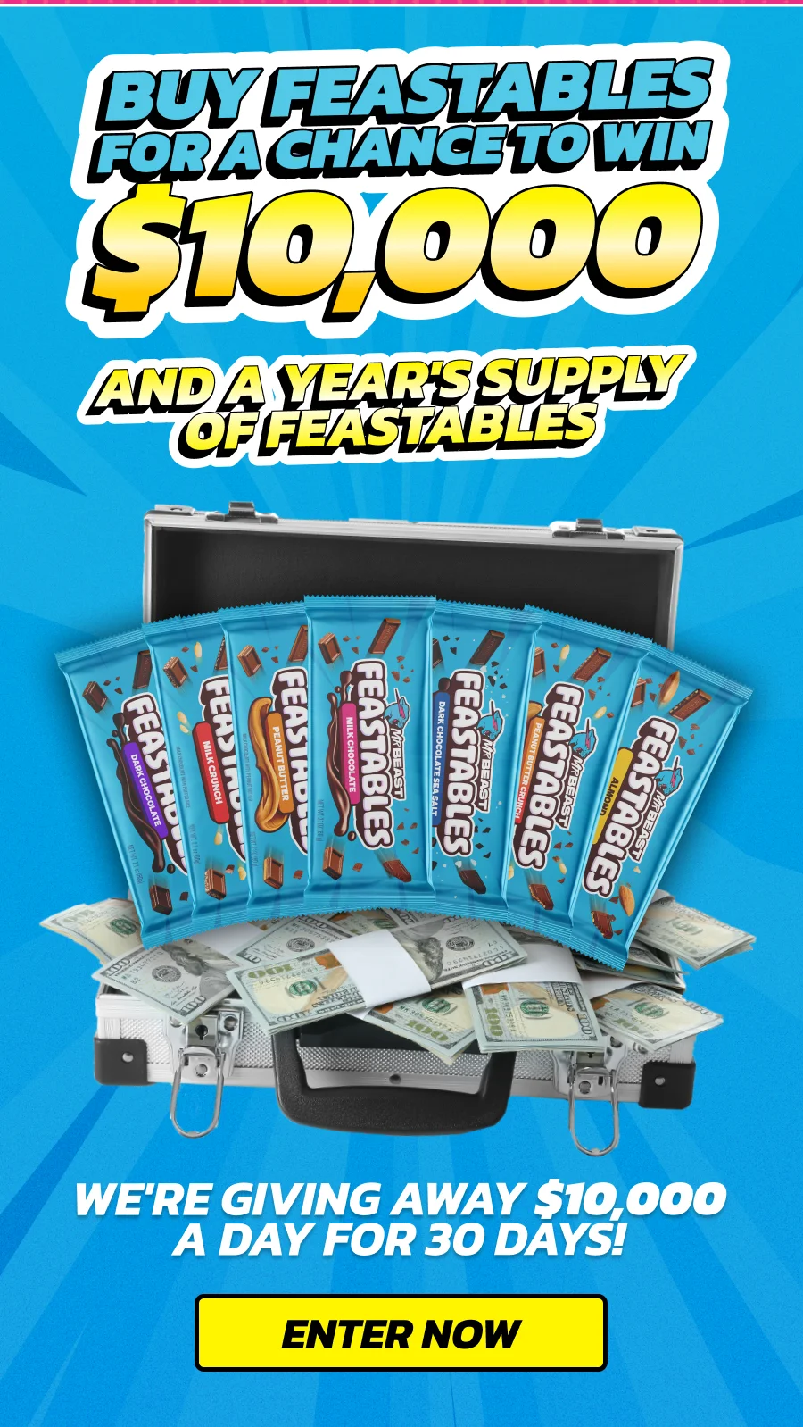 want a year's supply of feastables?
