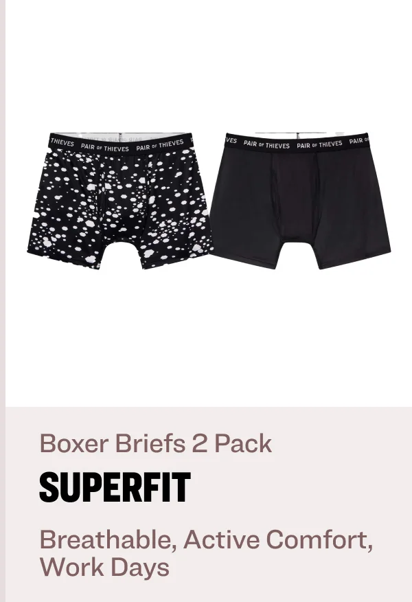 Boxer briefs 2 pack superfit breathable, active comfort, work days