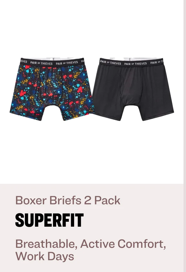 Boxer briefs 2 pack superfit breathable, active comfort, work days