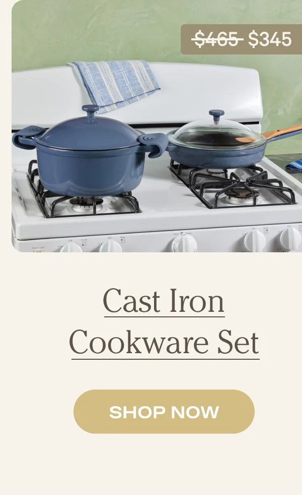 Cast Iron Cookware Set | SHOP NOW