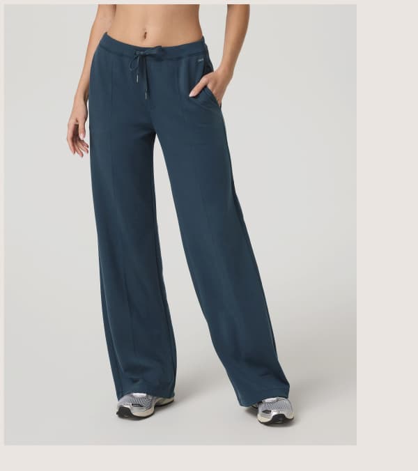 Compose Wideleg Pant Ocean Blue