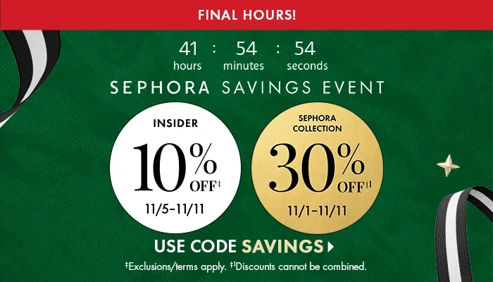 Sephora Savings Event