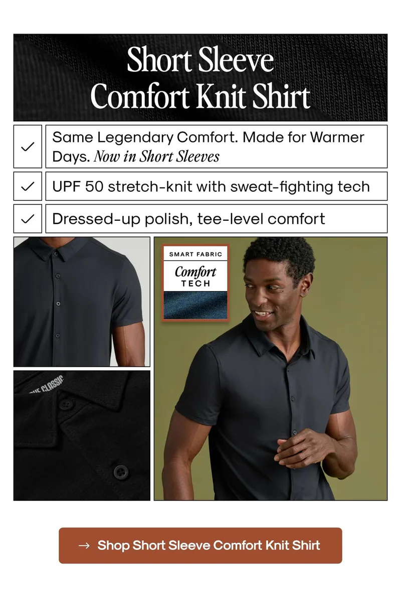 Short Sleeve Comfort Knit Shirt