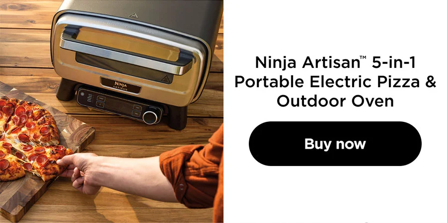 Ninja Artisan™ 5-in-1 Portable Electric Pizza & Outdoor Oven
