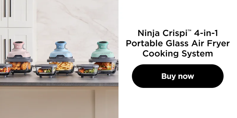 Ninja Crispi™ 4-in-1 Portable Glass Air Fryer Cooking System
