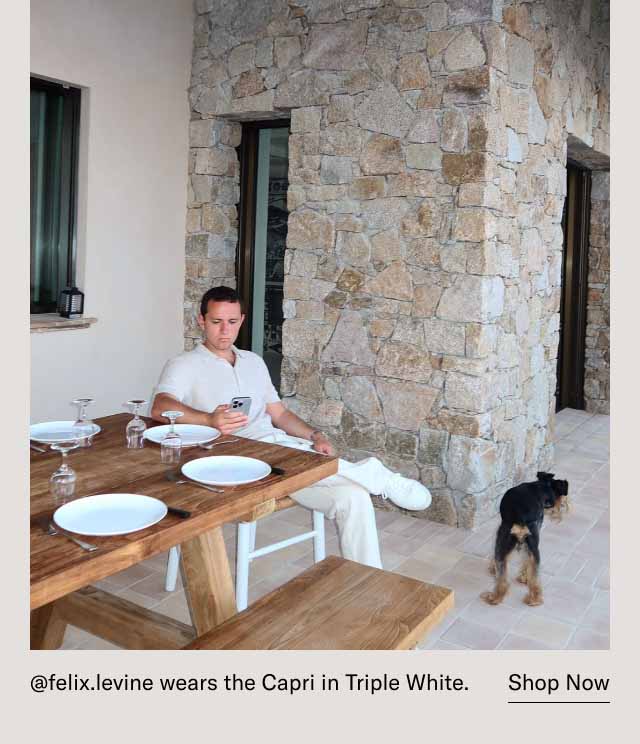 Capri in Triple White
