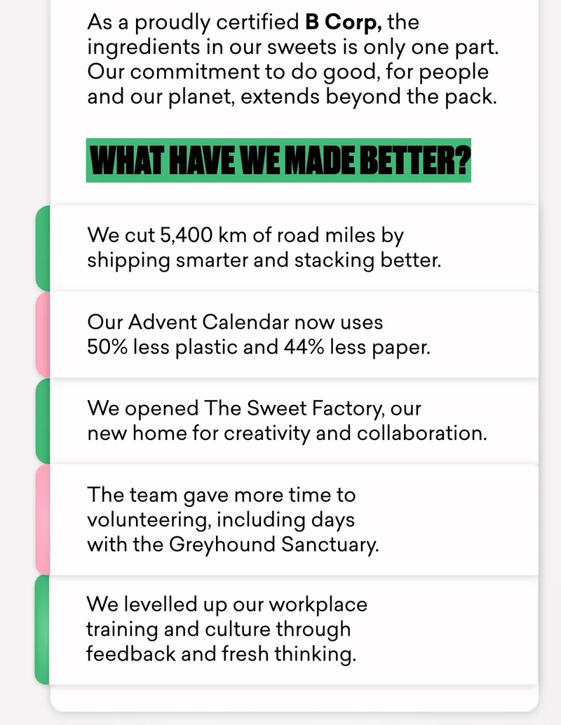 What have we made better?