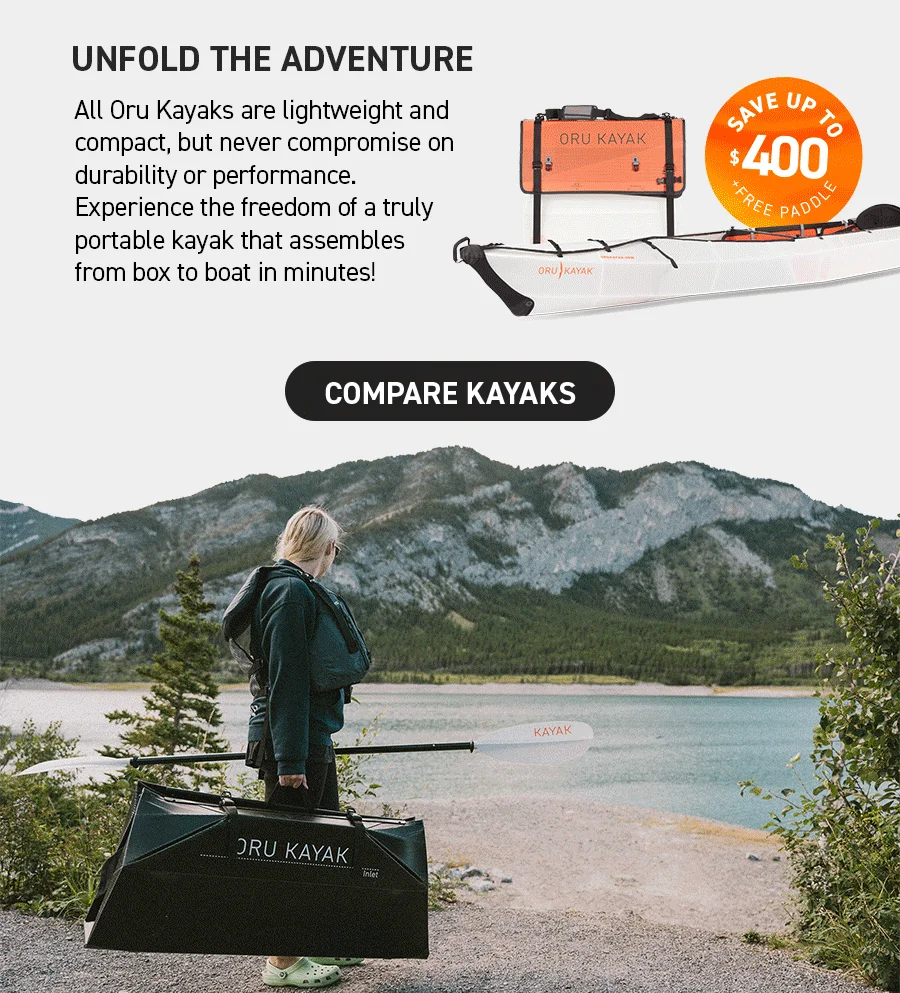 Unfold the adventure! Compare kayaks to find your perfect fit!
