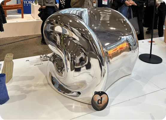 chrome chair