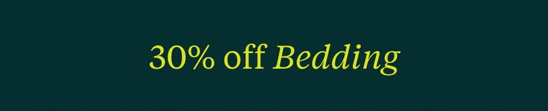 30% Off Bedding