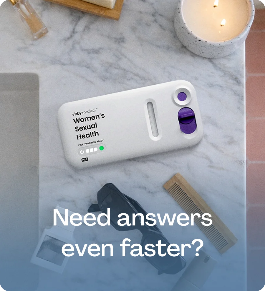 Visby Rapid PCR At-Home Female STD Test