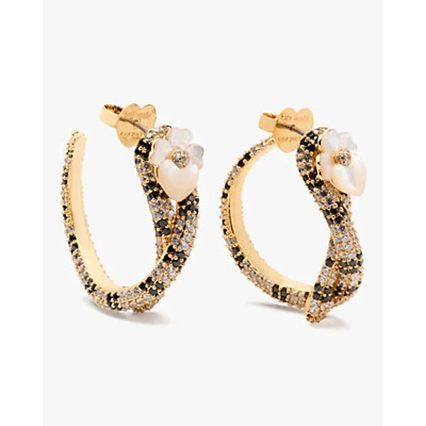 Shining Snake Hoops