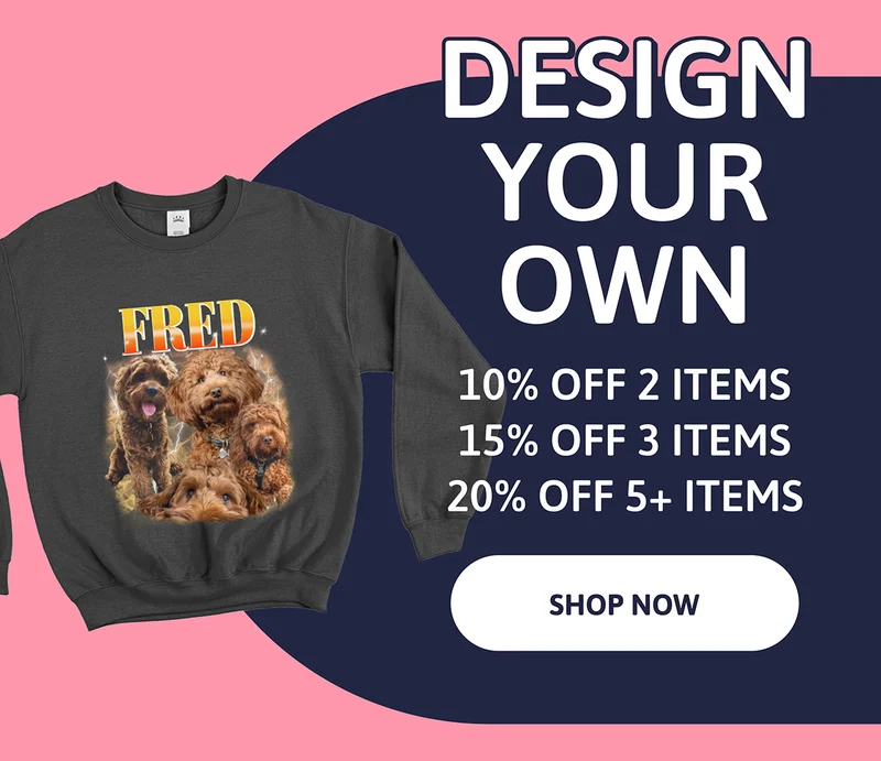 Design your Own - 10% off 2 items, 15% off 3 items, 20% off 5+ items.